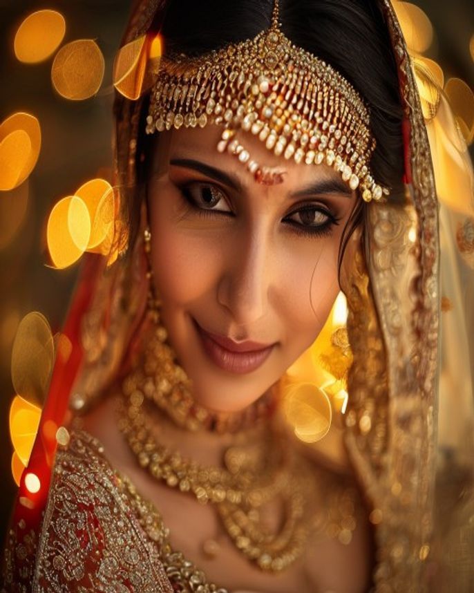 Muslim Bridal Look AI Edit