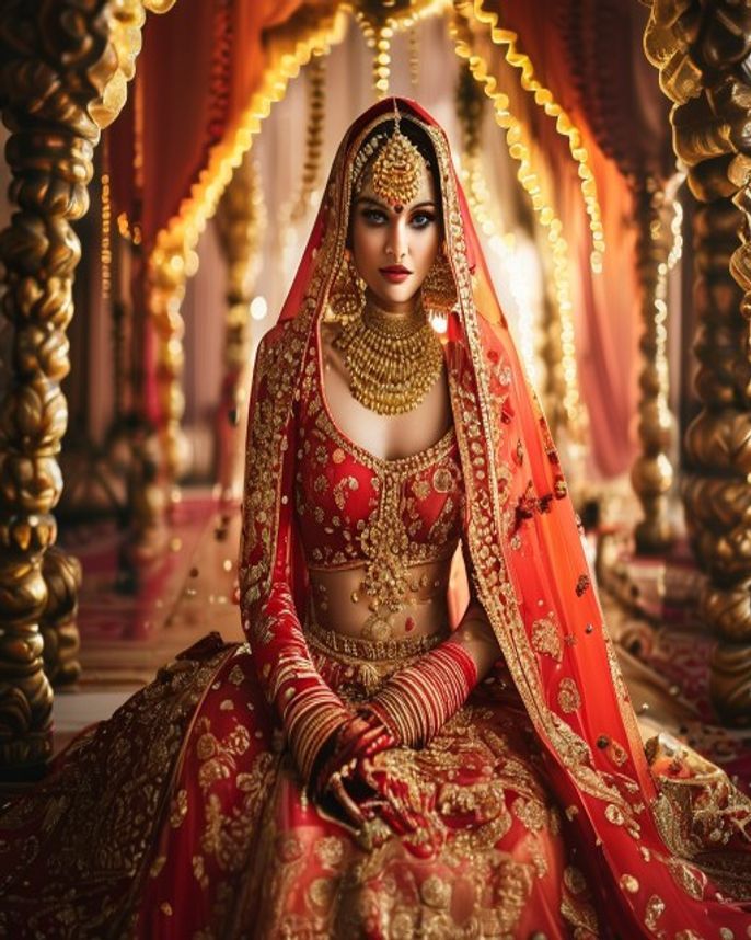 Punjabi Bride AI Edit