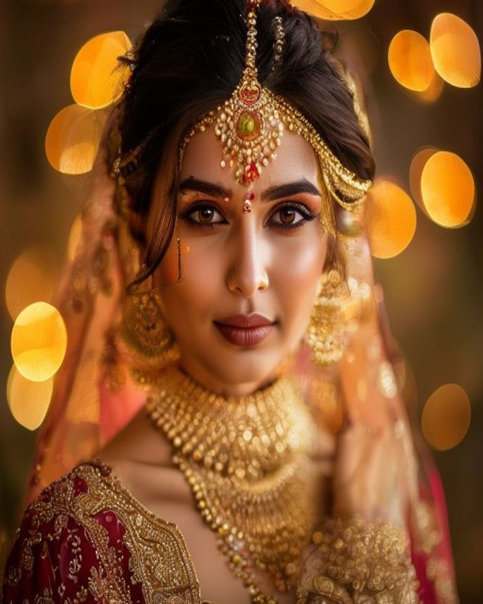 Modern Fusion Bride AI Edit