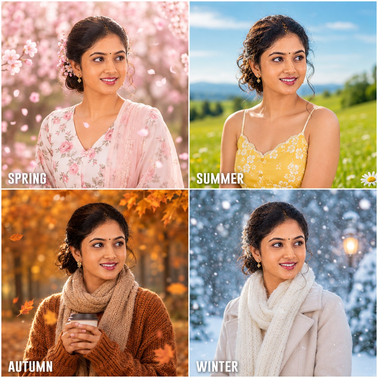Seasonal Four Seasons Collage