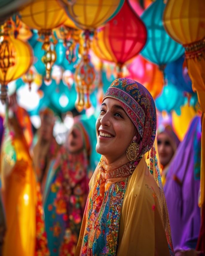 Eid Mubarak Elegant Look