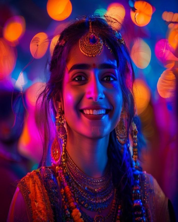 Diwali Glow Portrait