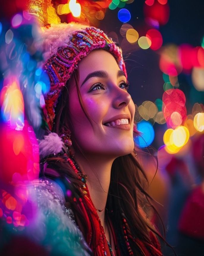 Christmas Festive Portrait