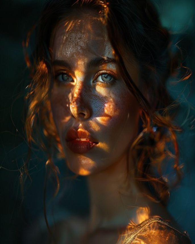 Double Exposure Portrait