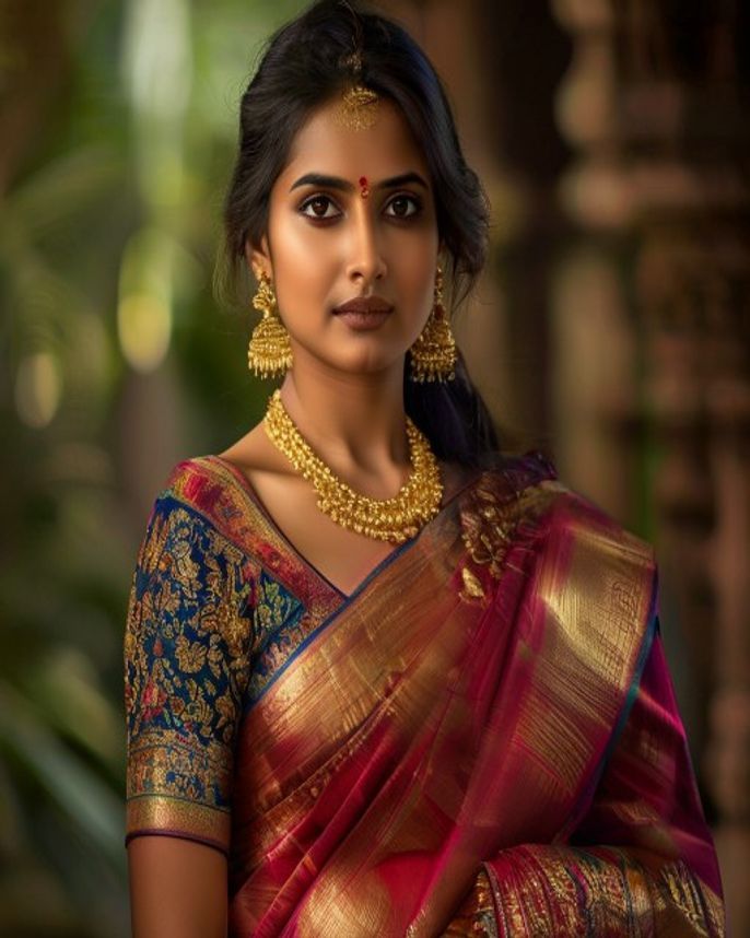 Kerala Kasavu Saree
